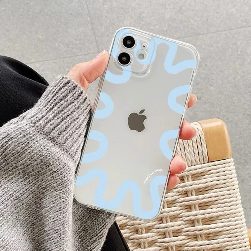 NEW iPhone 13/Pro/Max Painted Lens Protection iPhone case